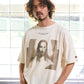 【予約販売7月中旬～下旬入荷】-Jesus-(ｼﾞｰｻﾞｽ) "Hey, What's up?" グラフィック＆ローズワッペン ヴィンテージTシャツ -Jesus-