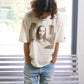 【予約販売7月中旬～下旬入荷】-Jesus-(ｼﾞｰｻﾞｽ) "Hey, What's up?" グラフィック＆ローズワッペン ヴィンテージTシャツ -Jesus-