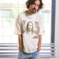 【予約販売7月中旬～下旬入荷】-Jesus-(ｼﾞｰｻﾞｽ) "Hey, What's up?" グラフィック＆ローズワッペン ヴィンテージTシャツ -Jesus-