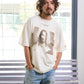 【予約販売7月中旬～下旬入荷】-Jesus-(ｼﾞｰｻﾞｽ) "Hey, What's up?" グラフィック＆ローズワッペン ヴィンテージTシャツ -Jesus-