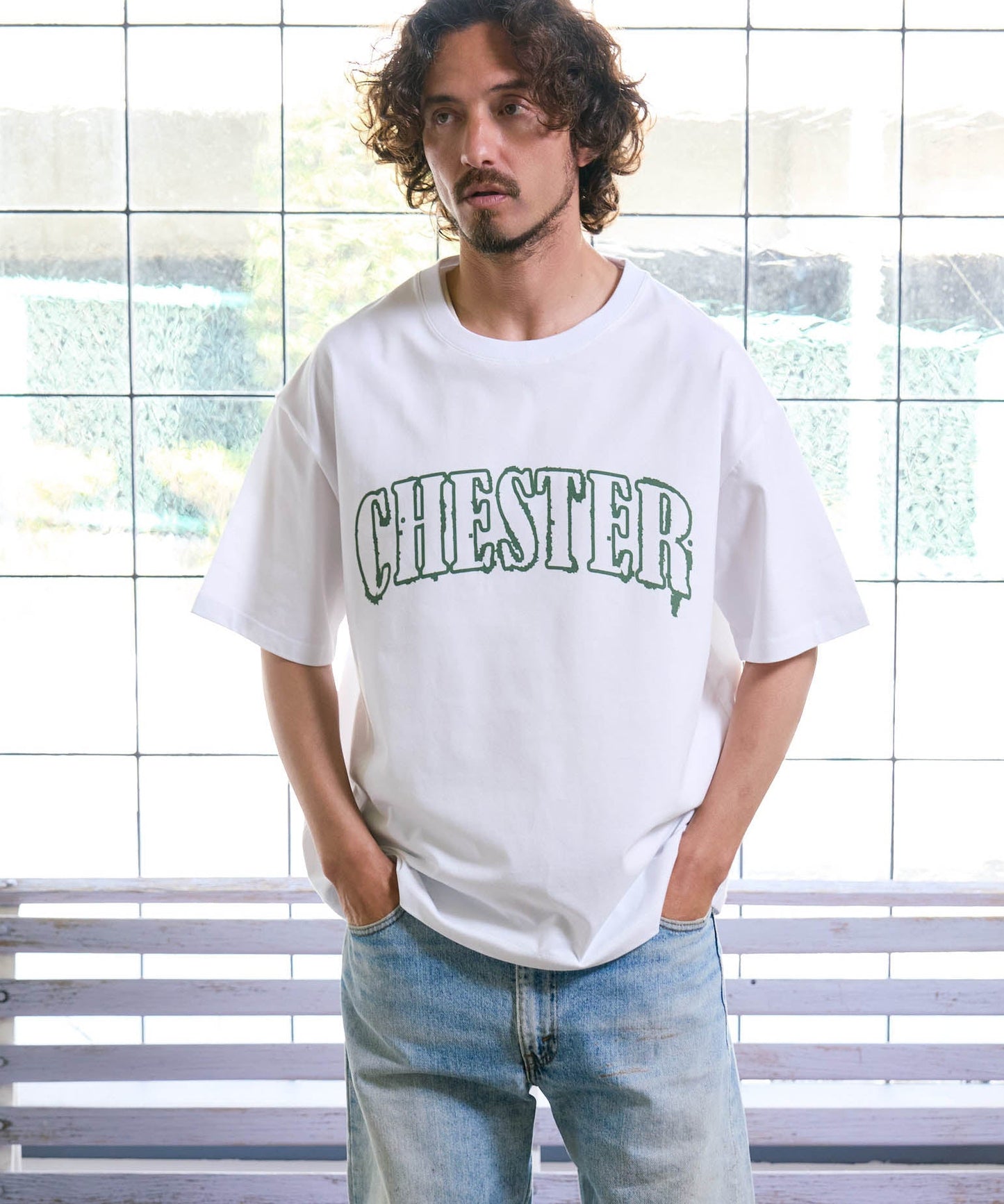 【予約販売7月初旬〜中旬入荷】-Jude-（ｼﾞｭｰﾄﾞ） 2トーン アーチロゴ プリントTシャツ