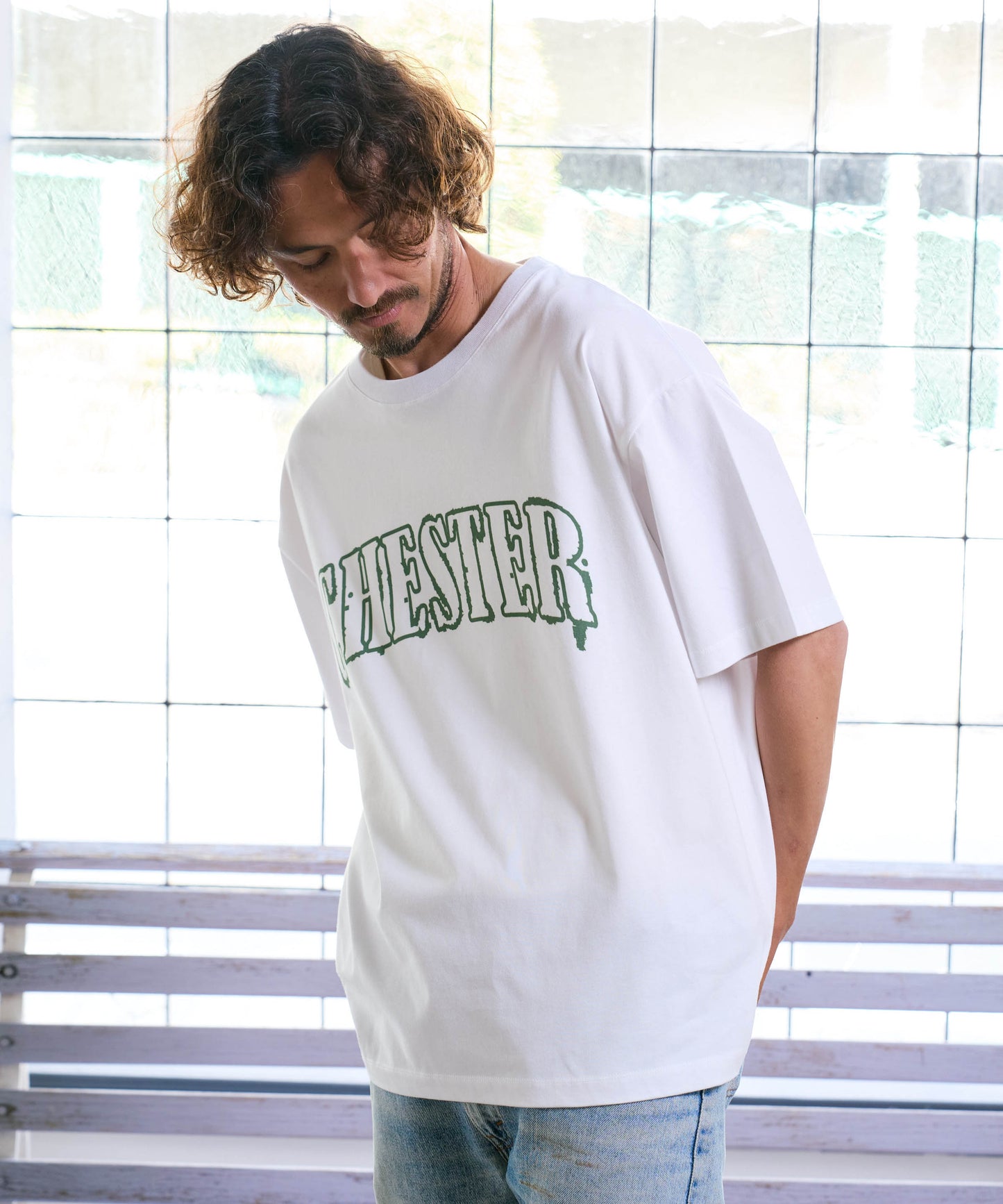 【予約販売7月初旬〜中旬入荷】-Jude-（ｼﾞｭｰﾄﾞ） 2トーン アーチロゴ プリントTシャツ