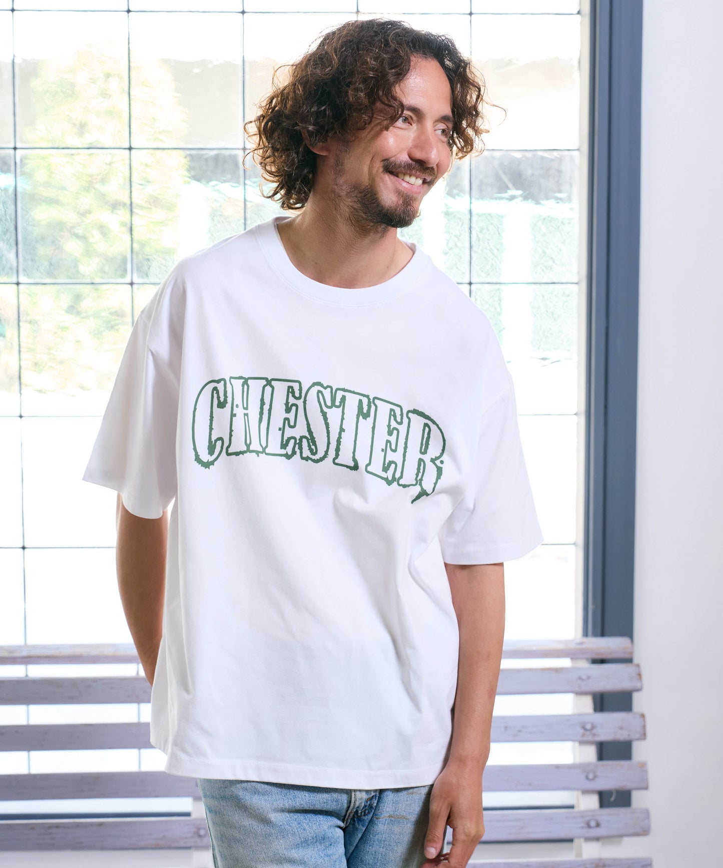 【予約販売7月初旬〜中旬入荷】-Jude-（ｼﾞｭｰﾄﾞ） 2トーン アーチロゴ プリントTシャツ