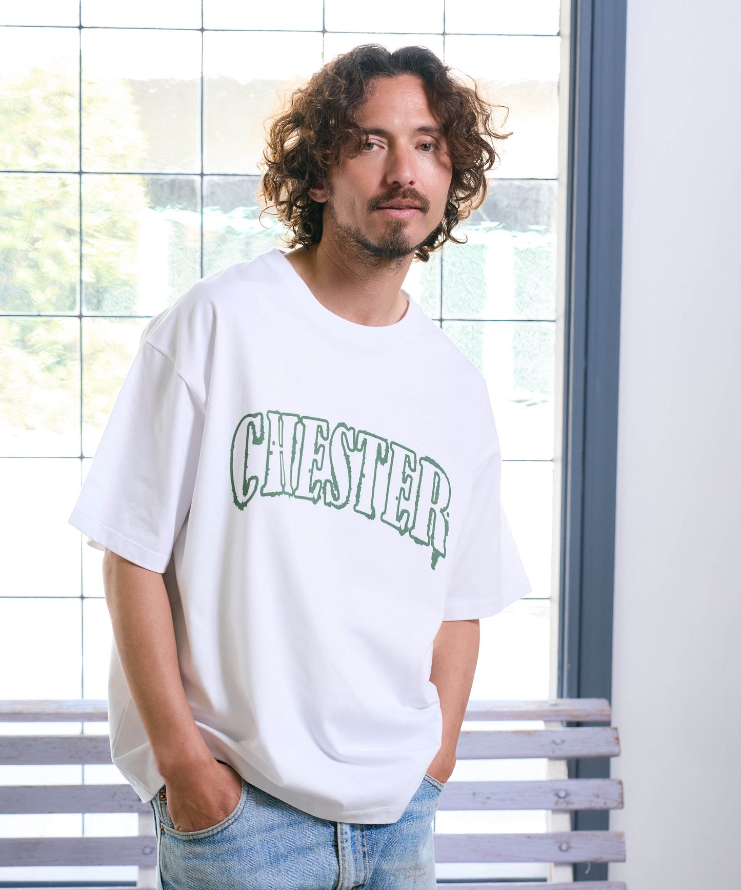 【予約販売7月初旬〜中旬入荷】-Jude-（ｼﾞｭｰﾄﾞ） 2トーン アーチロゴ プリントTシャツ