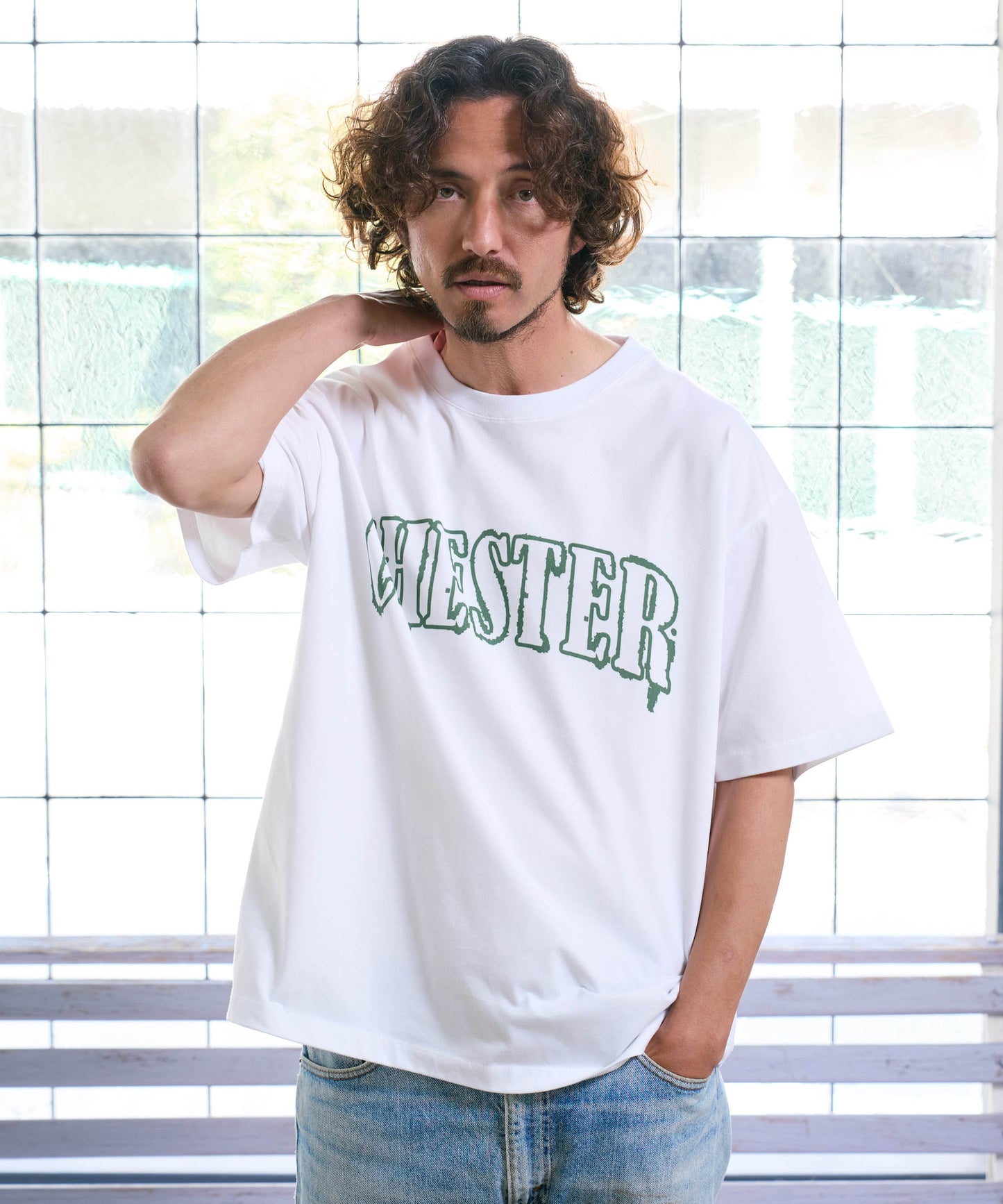 【予約販売7月初旬〜中旬入荷】-Jude-（ｼﾞｭｰﾄﾞ） 2トーン アーチロゴ プリントTシャツ