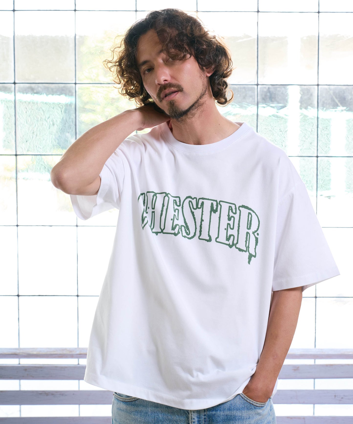 【予約販売7月初旬〜中旬入荷】-Jude-（ｼﾞｭｰﾄﾞ） 2トーン アーチロゴ プリントTシャツ