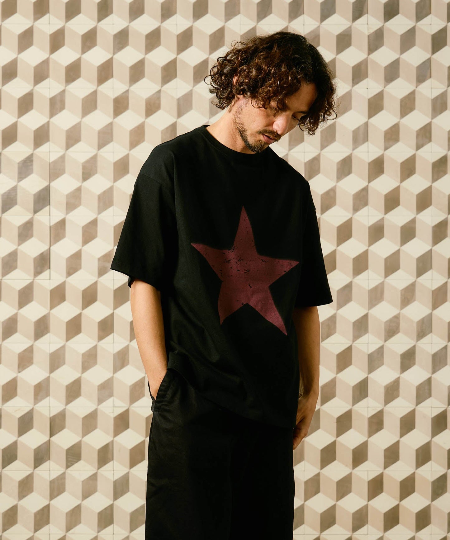 【予約販売7月初旬～中旬入荷】-Nova-(ﾉｳﾞｧ） グランジスター ビッグシルエット Tシャツ