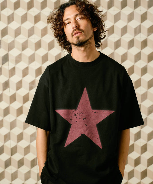 【予約販売7月初旬～中旬入荷】-Nova-(ﾉｳﾞｧ） グランジスター ビッグシルエット Tシャツ