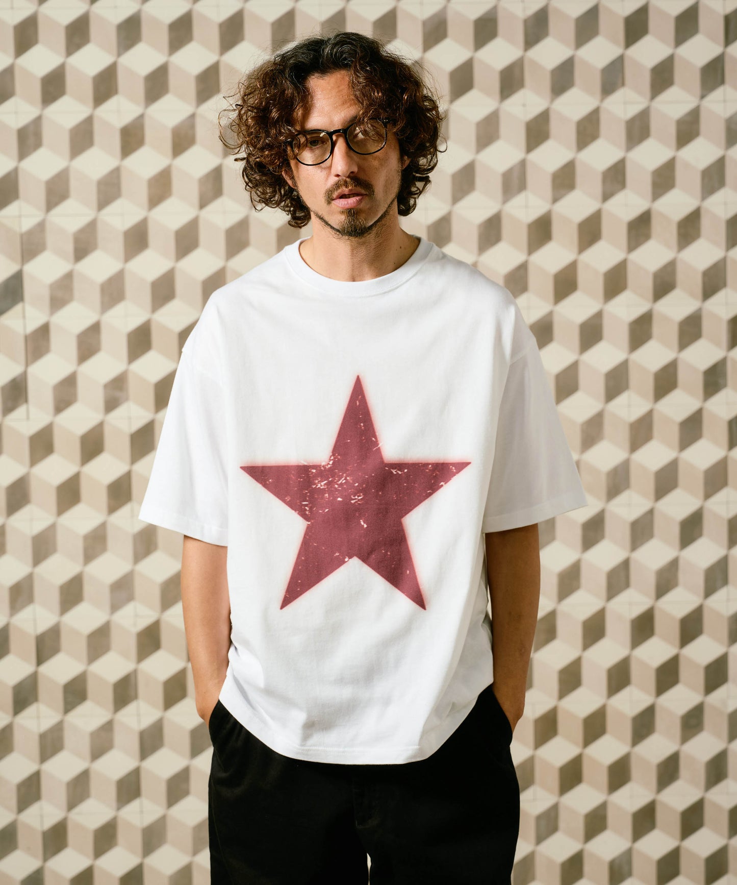 【予約販売7月初旬～中旬入荷】-Nova-(ﾉｳﾞｧ） グランジスター ビッグシルエット Tシャツ