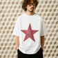 【予約販売7月初旬～中旬入荷】-Nova-(ﾉｳﾞｧ） グランジスター ビッグシルエット Tシャツ