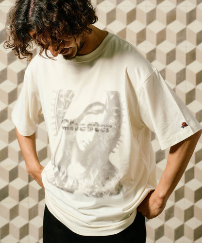 【予約販売7月中旬～下旬入荷】 -Maria-(ﾏﾘｱ) マリアグラフィック＆ローズワッペン ヴィンテージTシャツ -Maria-