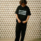 【予約販売7月初旬～中旬入荷】-Remy-（ﾚﾐｰ） "I'm nobody" メッセージプリント Tシャツ