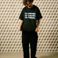 【予約販売7月初旬～中旬入荷】-Remy-（ﾚﾐｰ） "I'm nobody" メッセージプリント Tシャツ