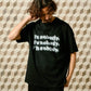 【予約販売7月初旬～中旬入荷】-Remy-（ﾚﾐｰ） "I'm nobody" メッセージプリント Tシャツ