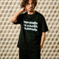 【予約販売7月初旬～中旬入荷】-Remy-（ﾚﾐｰ） "I'm nobody" メッセージプリント Tシャツ