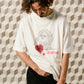 【予約販売7月初旬～中旬入荷】-Vinny-（ｳﾞｨﾆｰ） "Bad Boy" ドール＆ハートグラフィック Tシャツ