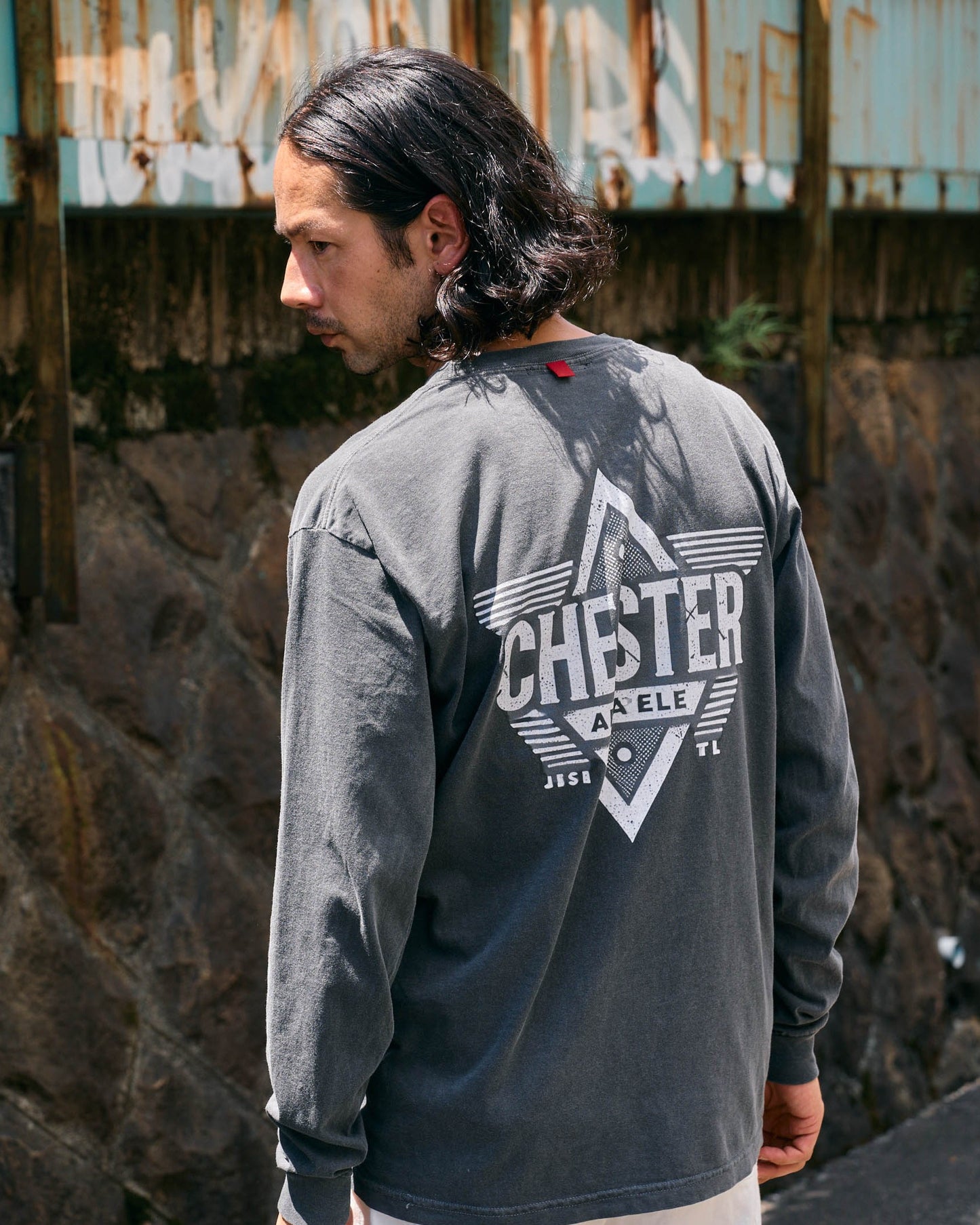 6.1oz ピグメント後染めロングスリーブT -Owen-【予約販売4月上旬～中旬入荷】