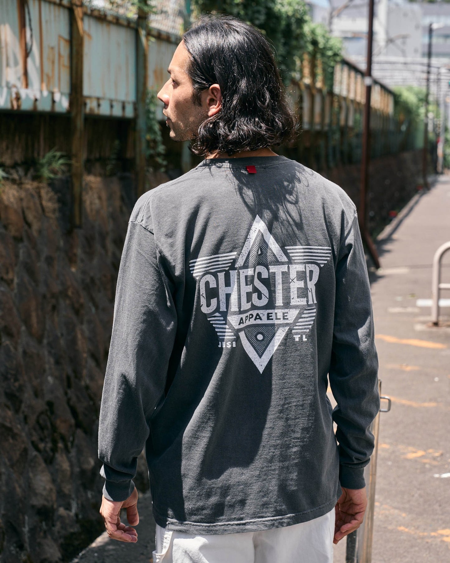 6.1oz ピグメント後染めロングスリーブT -Owen-【予約販売4月上旬～中旬入荷】