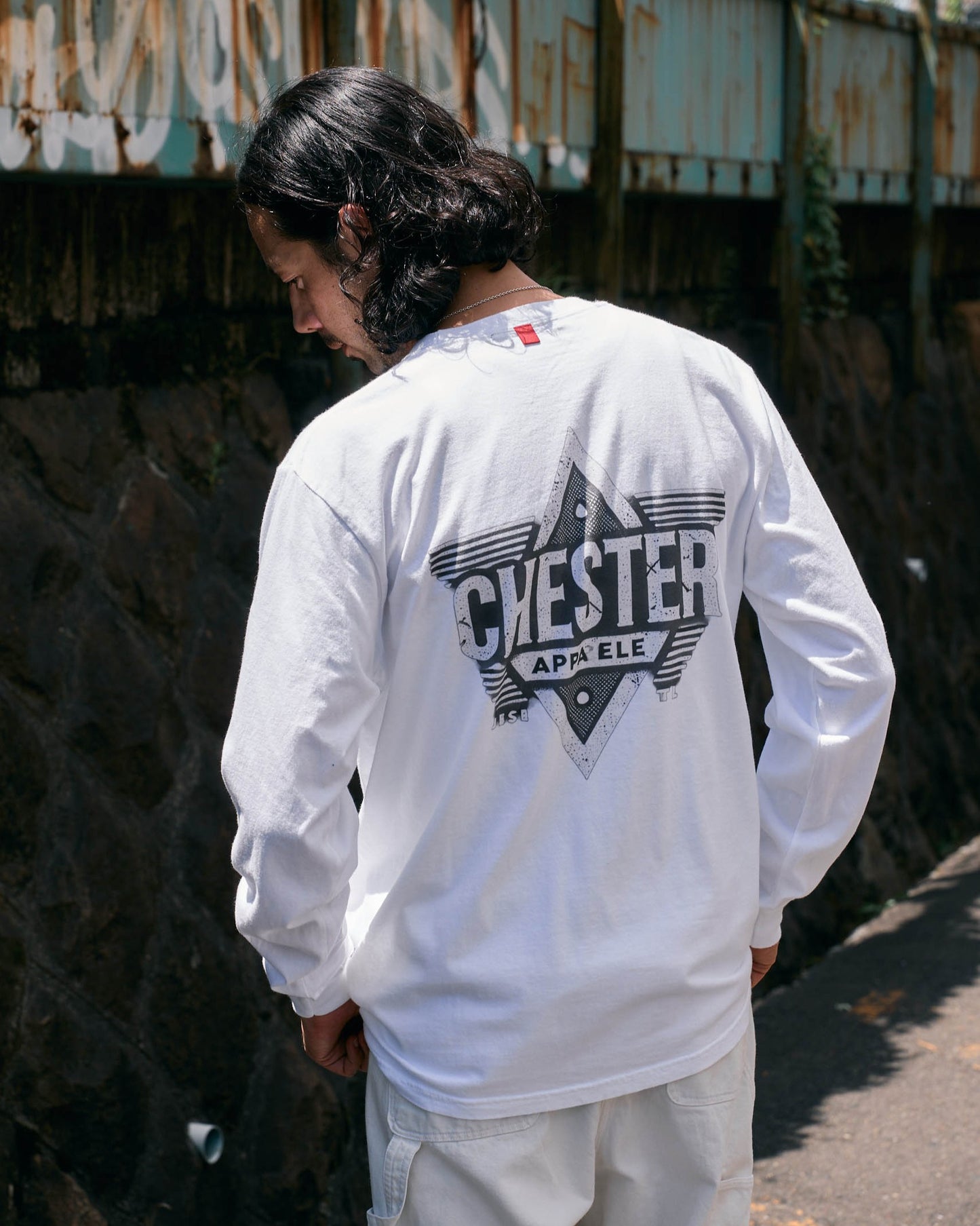 6.1oz ピグメント後染めロングスリーブT -Owen-【予約販売4月上旬～中旬入荷】