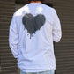 【Cary（ｷｬﾘｰ）】グランジハートロングスリーブTシャツ