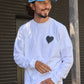 【Cary（ｷｬﾘｰ）】グランジハートロングスリーブTシャツ