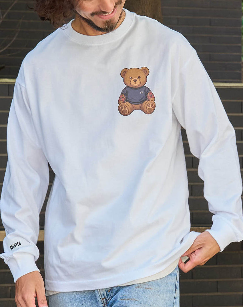 【Bennington(ﾍﾞﾆﾝﾄﾝ）】 プリント ロングスリーブTシャツ