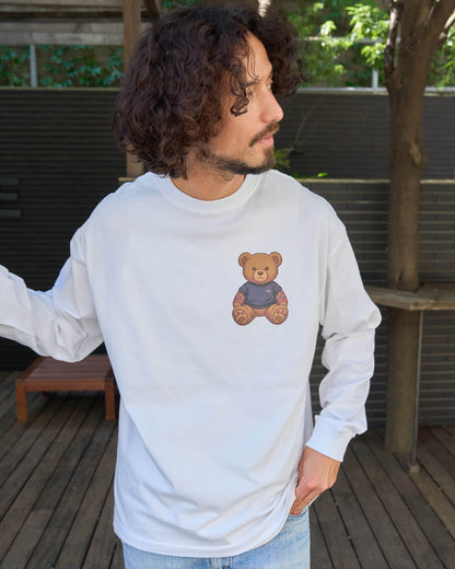 【Bennington(ﾍﾞﾆﾝﾄﾝ）】 プリント ロングスリーブTシャツ