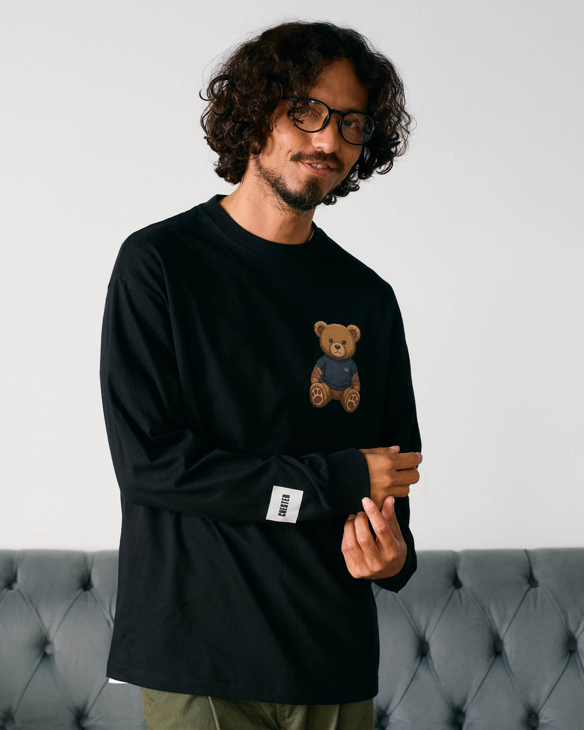【Bennington(ﾍﾞﾆﾝﾄﾝ）】 プリント ロングスリーブTシャツ