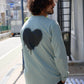【Cary（ｷｬﾘｰ）】グランジハートロングスリーブTシャツ