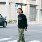 Message LOGO クルーネックスウェット-Kevin-【予約販売3月上旬～中旬入荷】