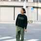 Message LOGO クルーネックスウェット-Kevin-【予約販売3月上旬～中旬入荷】