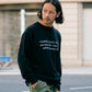Message LOGO クルーネックスウェット-Kevin-【予約販売3月上旬～中旬入荷】