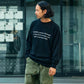 Message LOGO クルーネックスウェット-Kevin-【予約販売3月上旬～中旬入荷】