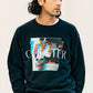 プリント クルーネックスウェット -Liam-【予約販売3月上旬～中旬入荷】
