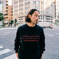 Message LOGO クルーネックスウェット-Kevin-【予約販売3月上旬～中旬入荷】