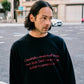 Message LOGO クルーネックスウェット-Kevin-【予約販売3月上旬～中旬入荷】