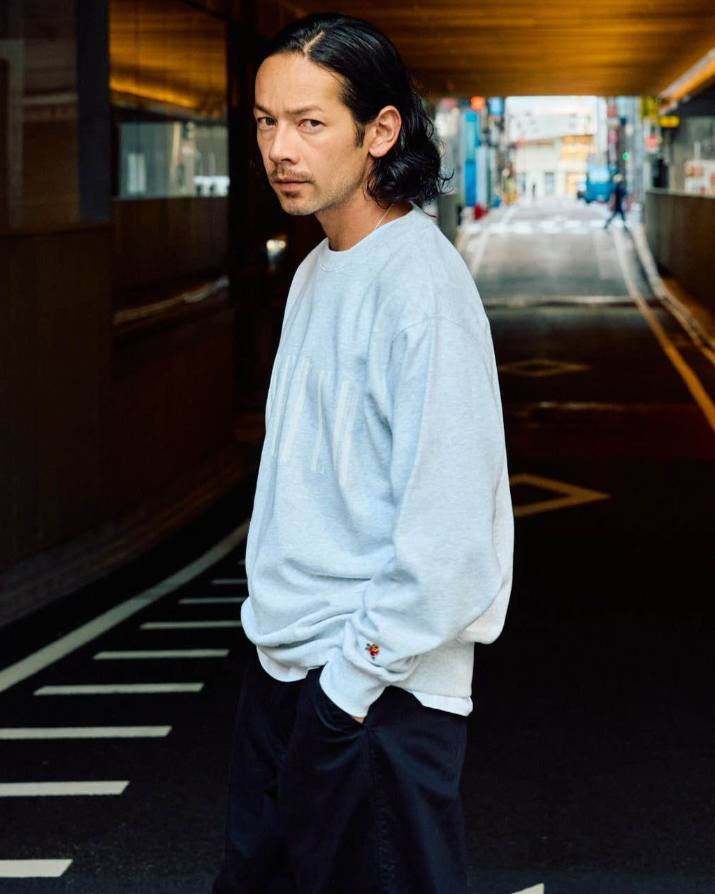 7*2様 Bristol トレーナー スウェット　Lサイズ Bristol トレーナー Lサイズ ブラック/ベージュ - メルカリ