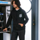 【Bright(ﾌﾞﾗｲﾄ)】グランジチェッカープリントパーカー